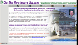 Custom enrollment area,Real estate display list of available foreclosure properties, Self admin area to add free subscribers and to track account